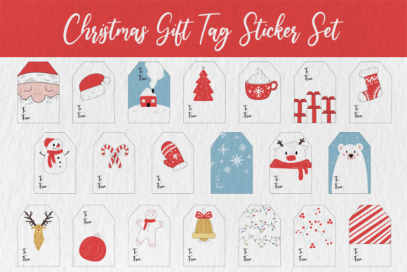 Christmas Gift Tag Sticker Set Review