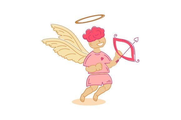Cupid with Arrow Sticker Embroidery Review