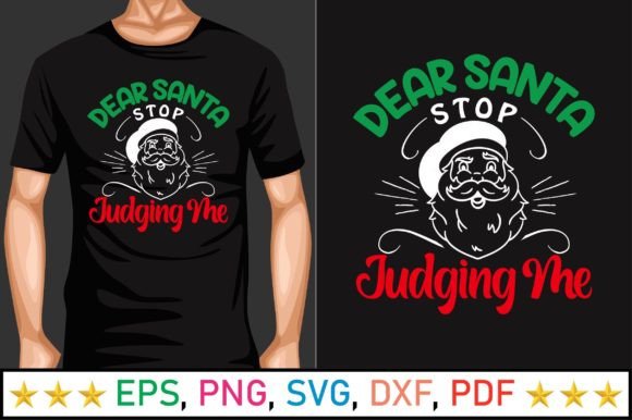 Dear Santa Stop Typography T-Shirt Review