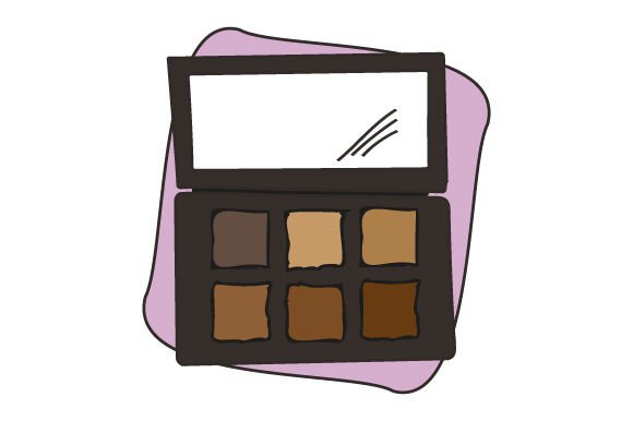 Eyeshadow Palette Sticker Embroidery Review