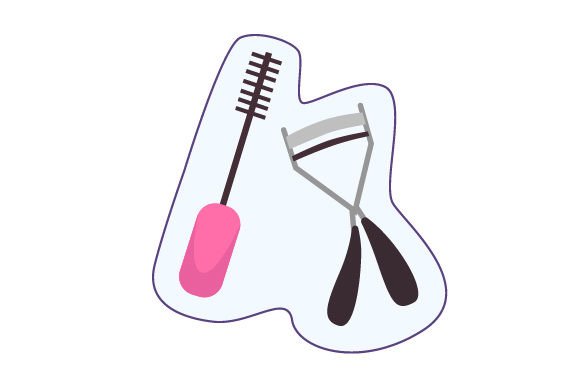 Mascara Eyelash Curler Sticker Embroidery Review