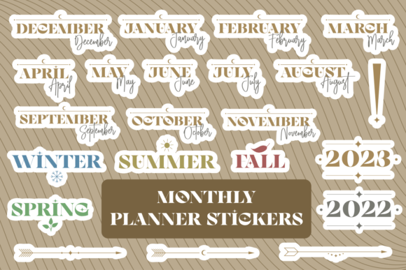 Monthly Planner Stickers Set Review