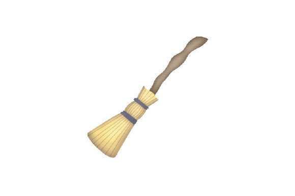 Pastel Witch Broom Sticker Review