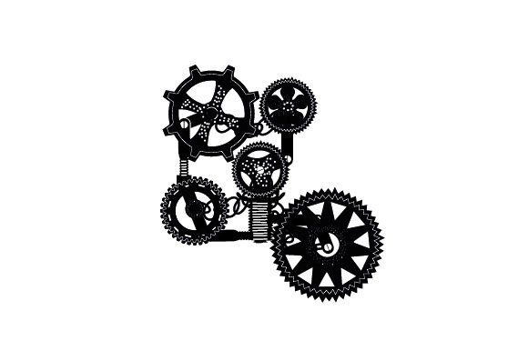 Steampunk Gears Sticker Review for Embroidery Projects