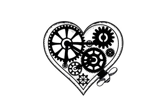 Steampunk Heart Sticker Review for Embroidery Projects