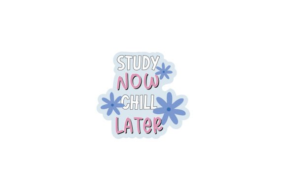 Study Now, Chill Later Sticker Review