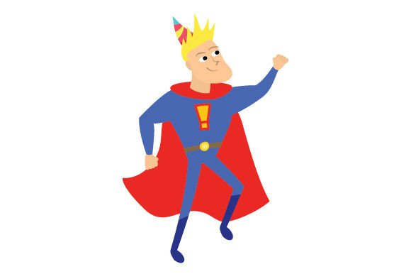 Superhero with Party Hat Sticker Review